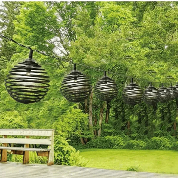 10-Piece Solar String Lights